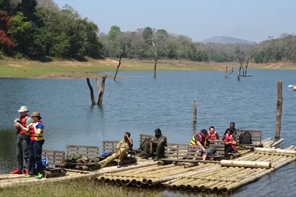 Range Hiking and Bamboo Rafting