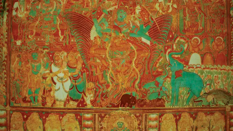 gajendra_moksham_mural_painting