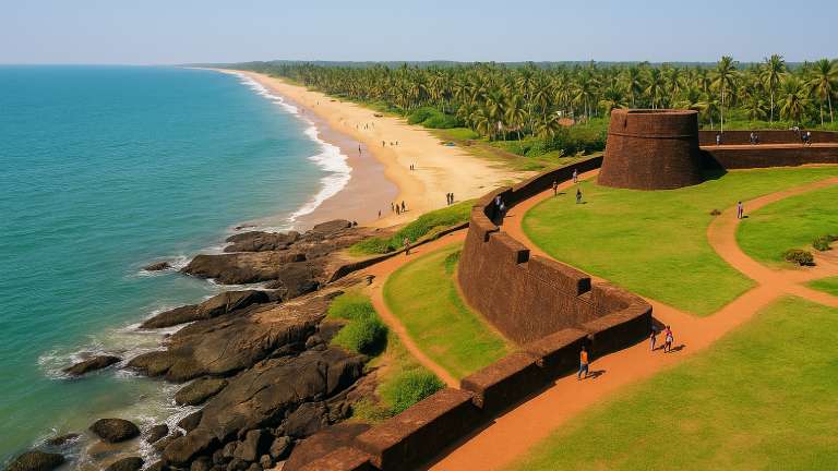 “Bekal Fort and Beach in February: History Meets Serenity”